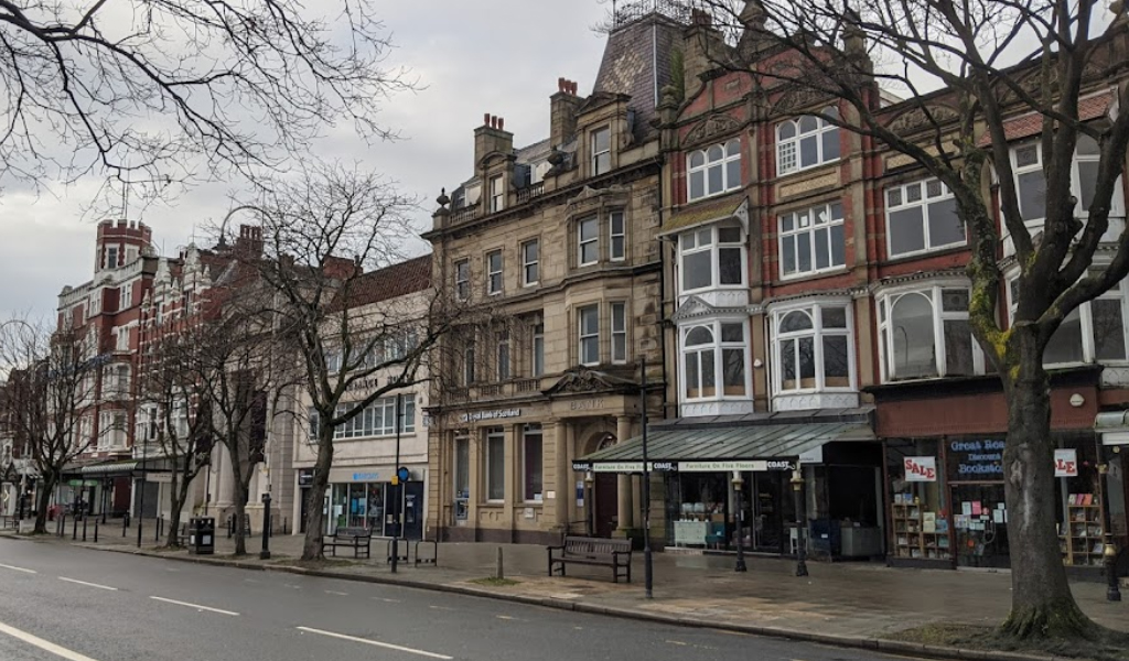 A View of Lord Street In Southport